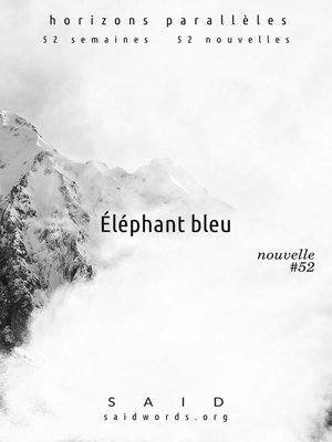 cover image of Éléphant bleu